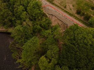 Supporting image for story: Road closed after landslide two years ago is one step closer to reopening