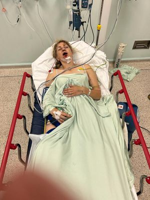 Ruth unconscious hospital.