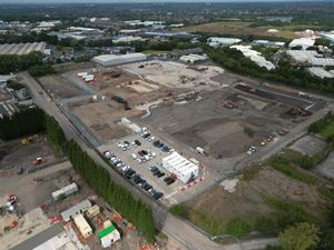 Supporting image for story: Aerial footage shows work has begun on new state-of-the-art Walsall waste facility