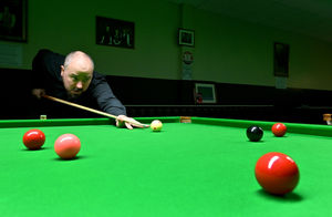 James Vukmirovic was able to learn the correct techniques for holding the cue, bridging his fingers and striking the cue ball
