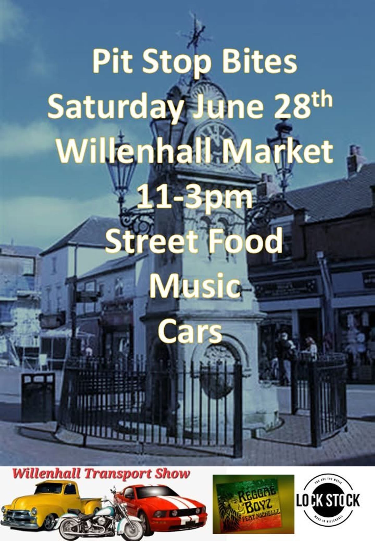 Pit Stop Bites - taster event in Willenhall ahead of transport show