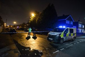 The police cordon on Cook Street at its junction with Franchise Street. Photo: SnapperSK