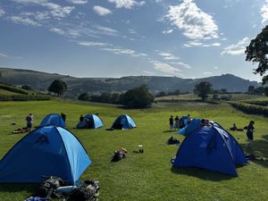 Camping out