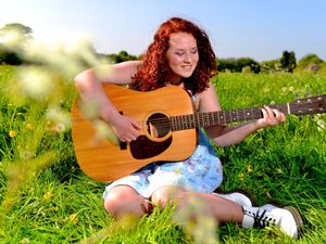 Supporting image for story: Lilly takes to the stage in Market Drayton - with video