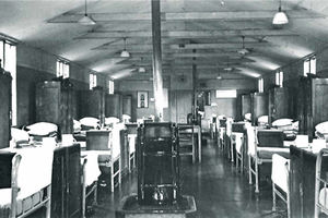 An interior view of the base which opened in November 1939