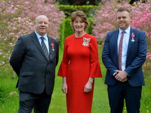 Supporting image for story: MBE honours presented to two exceptional Shropshire men by Lord Lieutenant