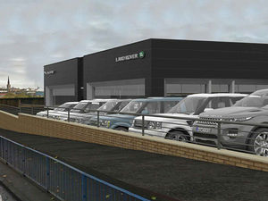 Supporting image for story: Work underway on new JLR showroom