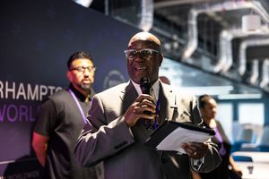 Earl Lynch leads the facilitation of the day.