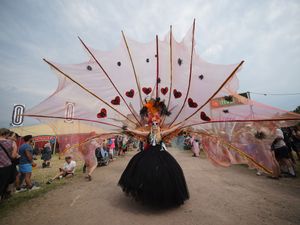 Supporting image for story: Festival-first Notting Hill Carnival parade ‘sums up Glastonbury’