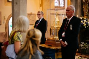 Arrival of the relics of St Bernadette of Lourdes at Shrewsbury Cathedral
