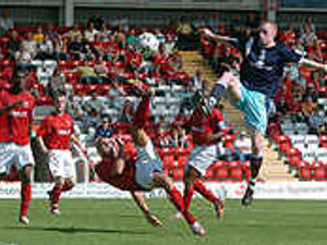Supporting image for story: Harriers tumble to defeat