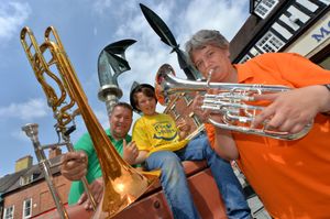 Brass Quartet 'The Brass Buttons' perform 