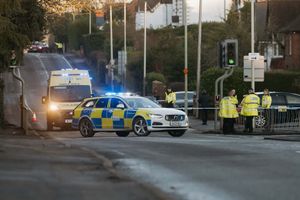 Holyhead Road was closed to traffic on Wednesday afternoon