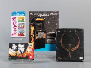 Video games Tamagotchi, Defender, GoldenEye 007 and Quake