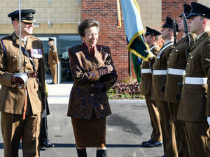 Supporting image for story: IN PICTURES: Princess Anne opens Army HQ in Stafford