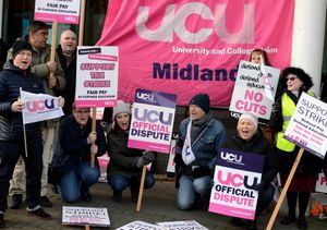 College staff take to the Metro One campus in a dispute over pay