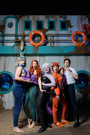 The cast of Unfortunate at Birmingham's Bear Grylls Adventure