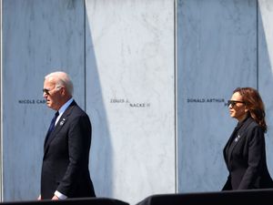 Supporting image for story: Kamala Harris and Donald Trump attend 9/11 ceremony hours after TV debate