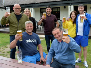 Supporting image for story: 'It’s been fantastic to get back': Customers raise a glass to toast pubs reopening