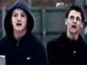 Supporting image for story: Hooligan suspects on camera