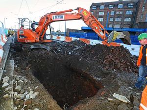 Supporting image for story: Midland Metro work hit as old mine is found