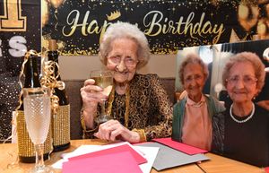 Lilian Cox said it was wonderful to be able to celebrate her birthday and remember her sister