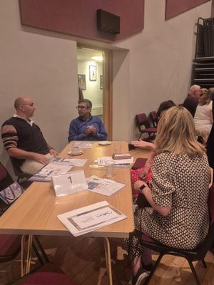 Businesses help launch “Make It Market Drayton” at packed event. Picture: Make It Market Drayton