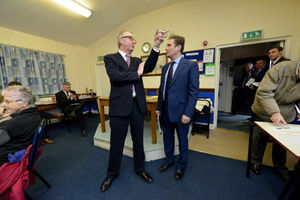 MP Ian Austin and Sir Keir Starmer share words