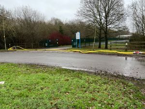 Multiple fire crews have tackled a "large fire" at a building at Shifnal Industrial Estate