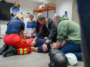 The Bike Insurer of Emily Browne head of education & training at Midlands Air Ambulance Charity