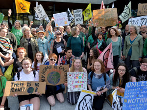 Supporting image for story: Shropshire Council declares climate emergency as campaigners gather- with video and pictures