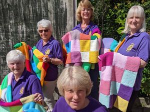 Supporting image for story: Blanket success for patients thanks to Newport Rotary