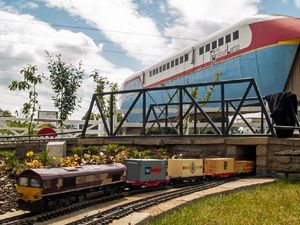 Supporting image for story: A railway museum is trying to save a 1960s hovertrain