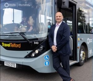 Lee Carter, leader of Telford & Wrekin Council, says the prices of council-run buses will be capped at £2. Picture: Telford & Wrekin Council