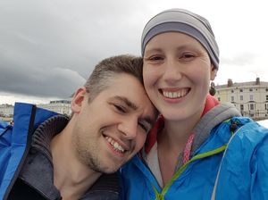 Harry and Hannah during her treatment