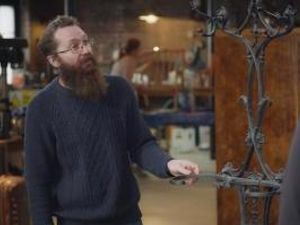 Supporting image for story: Shropshire blacksmith Rowan takes on a new role with TV show Mend It For Money