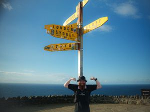 Supporting image for story: ‘Hardest Geezer’ finishes 2,343km run along length of New Zealand