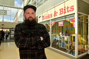 Marc Cronin from Cronin's Books and Bits, which closed last month blaming parking charges and the redevelopment of the bus station