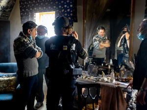 Supporting image for story: Behind the scenes as new Hollywood movie is filmed near Bridgnorth