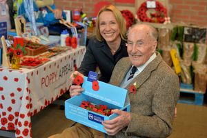 MP Helen Morgan with Colin Cole
