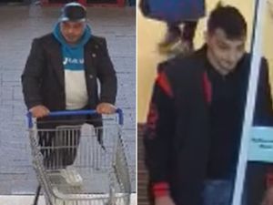 Supporting image for story: Men sought by police investigating reports of shop theft