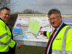 Supporting image for story: Relief Stafford town centre road works on course