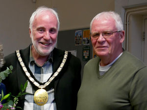 Supporting image for story: ‘I am happy to have another year as mayor to give me a chance to wear my robes more often’, Kington’s mayor said