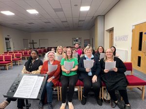 Pantomime rehearsals at The Salvation Army in Oldbury