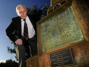 Supporting image for story: Fallen heroes added to war memorial at least