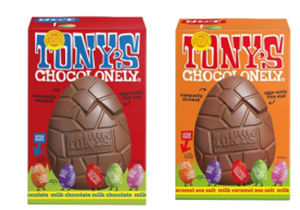 Tony's Chocolonely has recalled two eggs and two chocolate bars