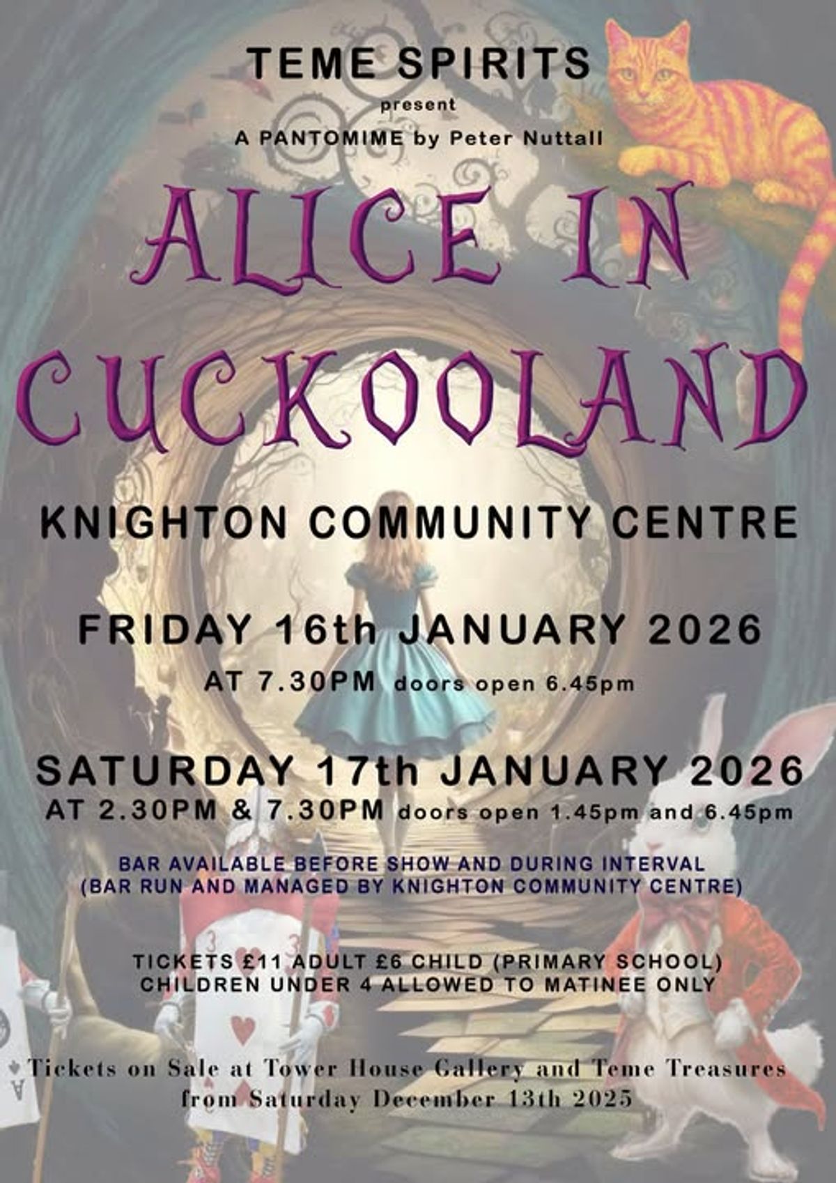 Its panto time again and rehearsals for a Knighton theatre groups current production are well underway