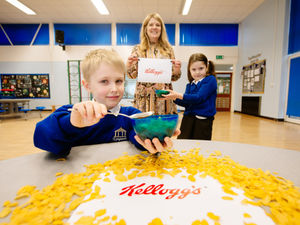 Supporting image for story: Kellogg's boosts Market Drayton school breakfast club with £1,000 donation