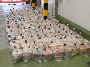 Supporting image for story: Massive cocaine haul valued at £100m seized at UK port
