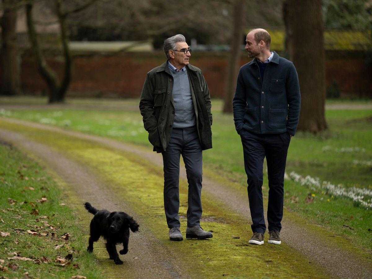 Clip reveals William inviting Eugene Levy to ‘pop down’ to Windsor Castle Clip reveals William inviting Eugene Levy to ‘pop down’ to Windsor Castle